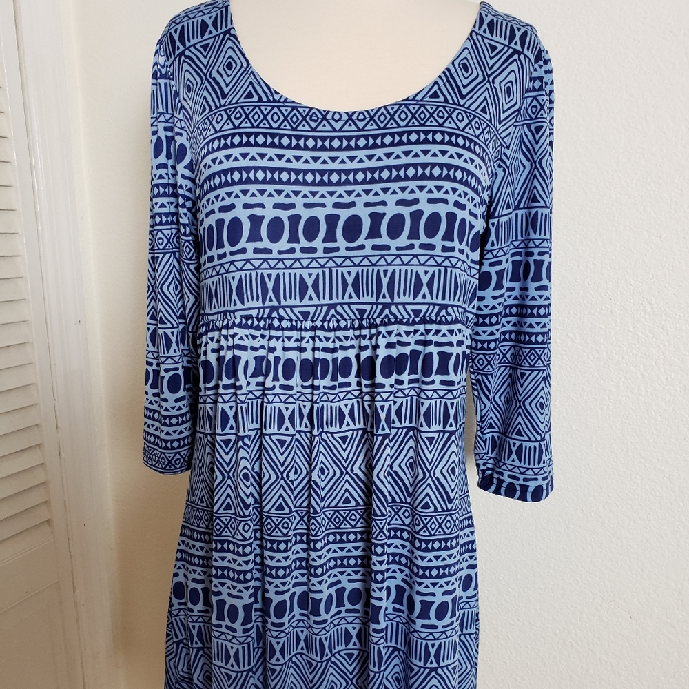 Reborn Abstract Print Dress - Picture 2 of 8